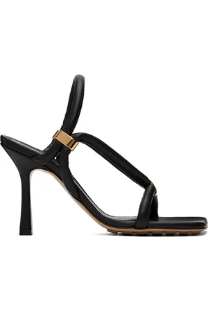 Bottega Veneta Women Sandals - Black Stretch Strap Sandals