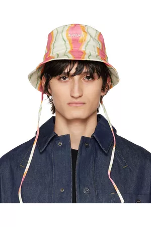 Jacquemus Men Hats - Multicolor 'Le Bob Gadjo' Beach Hat