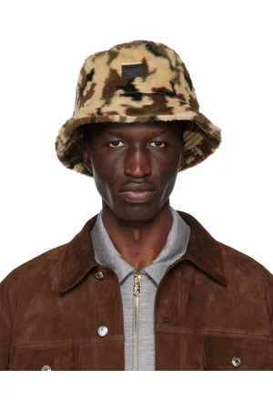 Paul Smith Men Hats - Brown Camouflage Bucket Hat