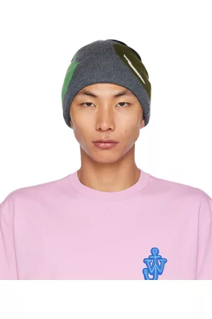 J.W.Anderson Men Beanies - Gray Apple Beanie