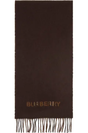 Burberry Men Scarves - Brown Vintage Check Reversible Scarf