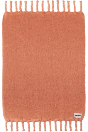 Jil Sander Pink Scarf Throw Blanket