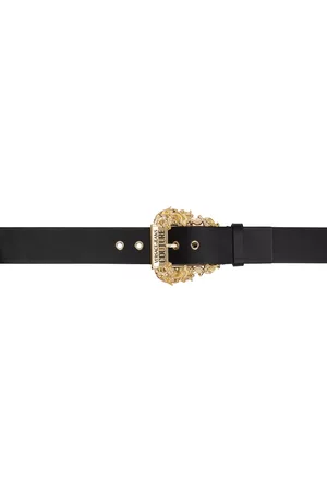VERSACE Black Wide Couture1 Belt
