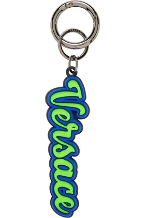 VERSACE Men Keychains - Blue & Green Varsity Keychain