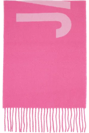 Jacquemus Men Scarves - Pink Le Papier 'L'Echarpe ' Scarf