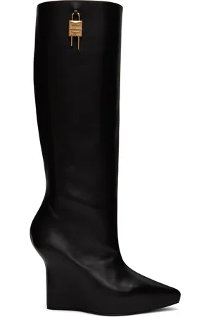 Givenchy Women Boots - Black G-Lock Boots