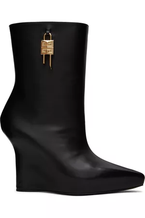 Givenchy Women Ankle Boots - Black G-Lock Ankle Boots