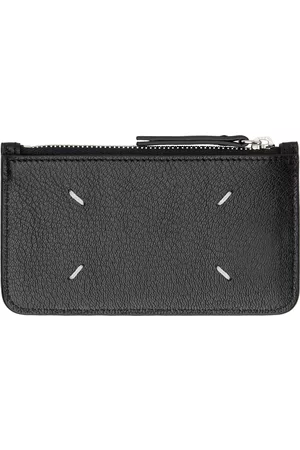 Maison Margiela Black Four Stitches Card Holder
