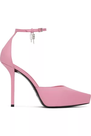 Givenchy Women Platforms - Pink G-Lock Platform Heels