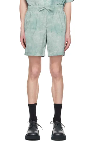 LE 17 SEPTEMBRE Men Neckties - Blue Tie-Dye Shorts