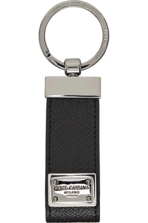 Dolce & Gabbana Men Keychains - Black Dauphine Keychain