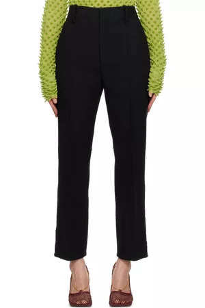 Bottega Veneta Black Slim Leg Trousers