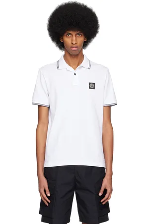 Stone Island White 22S18 Polo