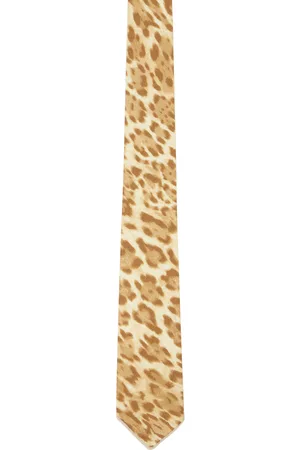 ENGINEERED GARMENTS Tan Leopard Tie