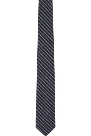 ENGINEERED GARMENTS Navy Stripe Tie