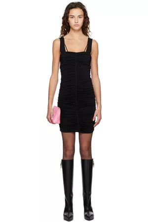 Givenchy Black Ruched Minidress