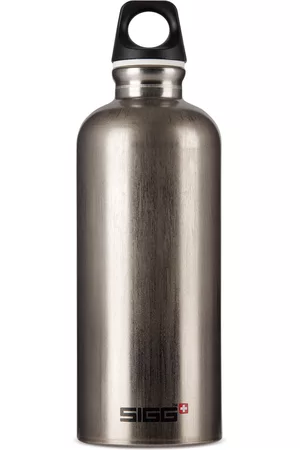 Sigg Gunmetal Aluminum Traveller Classic Bottle, 600 mL