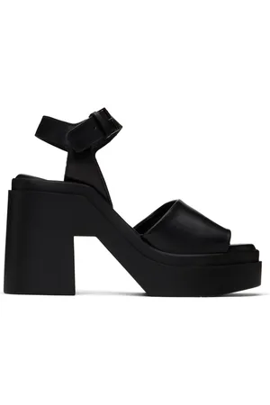 Robert Clergerie Women Sandals - Black Nelio Heeled Sandals