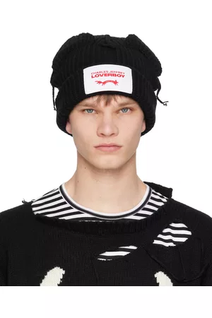 Charles Jeffrey Loverboy Black Chunky Ears Beanie