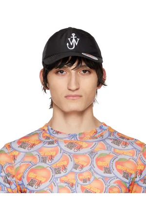 J.W.Anderson Black Eat Me Sticker Cap