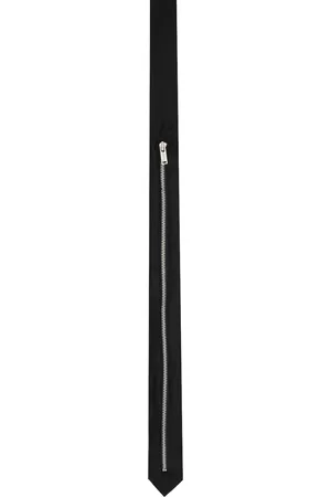 UNDERCOVER Men Neckties - Black Silk Tie