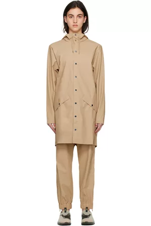 Rains Beige Long Coat