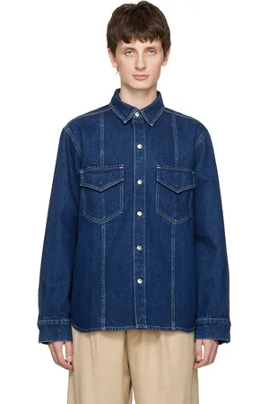 Nanushka Indigo Tristo Denim Shirt