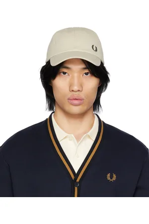 Fred Perry Off-White Embroidered Cap