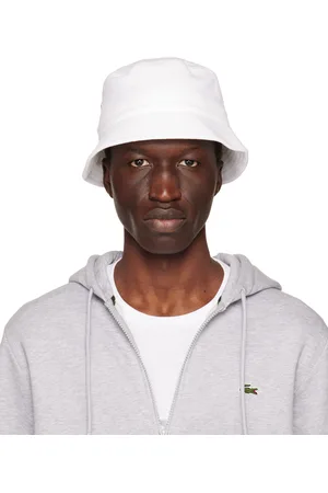 Lacoste White Patch Bucket Hat