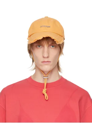 Jacquemus Men Caps - Orange 'La Casquette Artichaut' Cap