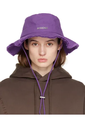 Jacquemus Purple Le Raphia 'Le Bob Artichaut' Bucket Hat