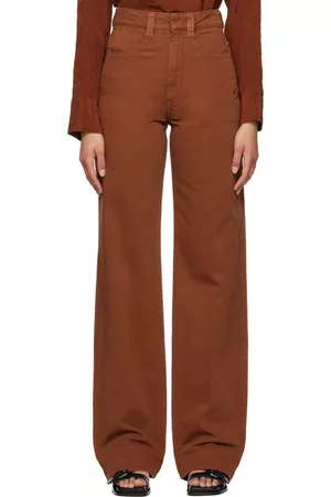 LEMAIRE Orange Straight-Leg Jeans