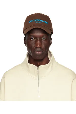 WOOYOUNGMI Brown Embroidered Cap