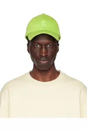 WOOYOUNGMI Men Caps - Green Embroidered Cap