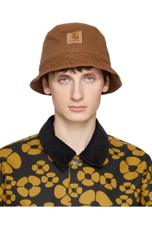 Carhartt Men Hats - Brown Bayfield Bucket Hat