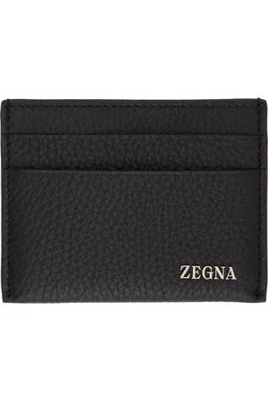 Z Zegna Black Simple Card Case