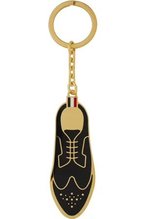 Thom Browne Gold Longwing Brogue Keychain