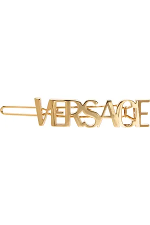 VERSACE Gold Logo Hair Pin