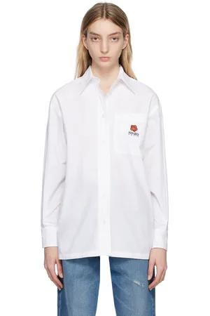 Kenzo White Paris Boke Flower Shirt