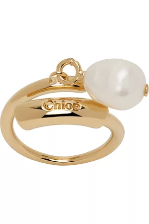Chloé Gold Pearl Darcey Ring