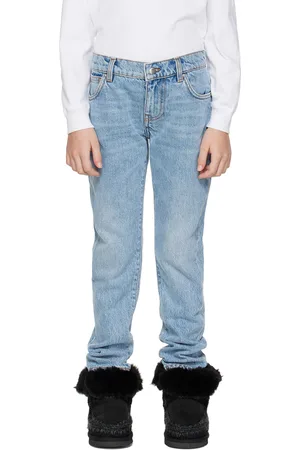 AMIRI Kids Blue Stack Jeans