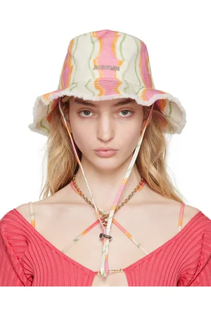 Jacquemus Off-White Le Raphia 'Le Bob Artichaut' Bucket Hat