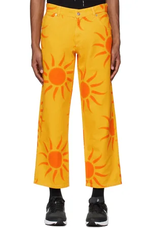 Liberal Youth Ministry Orange Printed Jeans