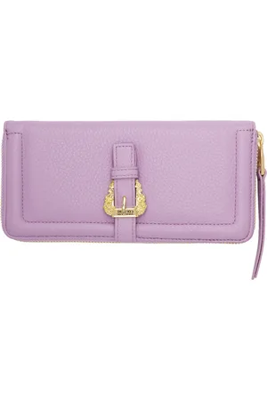 VERSACE Purple Couture1 Continental Wallet