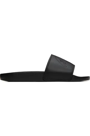 BRIONI Black Beach Slides