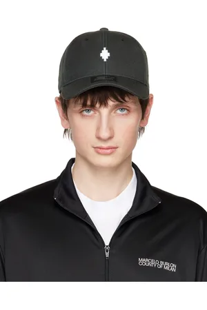 MARCELO BURLON Black Cross Baseball Cap
