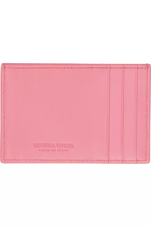 Bottega Veneta Pink Credit Card Case