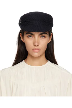 Isabel Marant Women Caps - Black & Navy Evie Cap