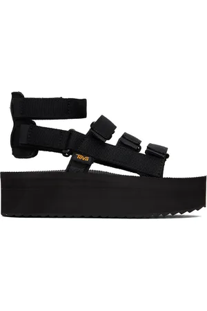 Teva Black Flatform Mevia Sandals