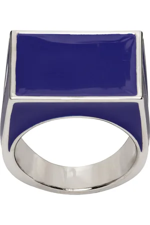 DRIES VAN NOTEN Blue Signet Ring